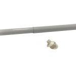 Barral extensible Blanco común