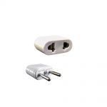 Ficha 220-110 2 Pernos redondos