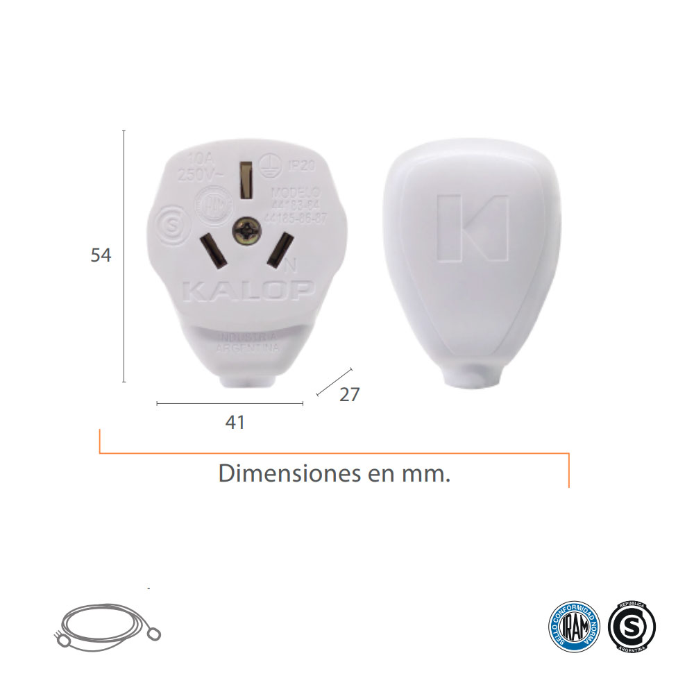 ficha-kalop-lateral-hembra-marfil Ficha Kalop Hembra lateral marfil