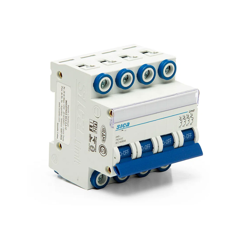 llave-termica-sica-tetrapolar Interruptor termomagnetico sica tetrapolar