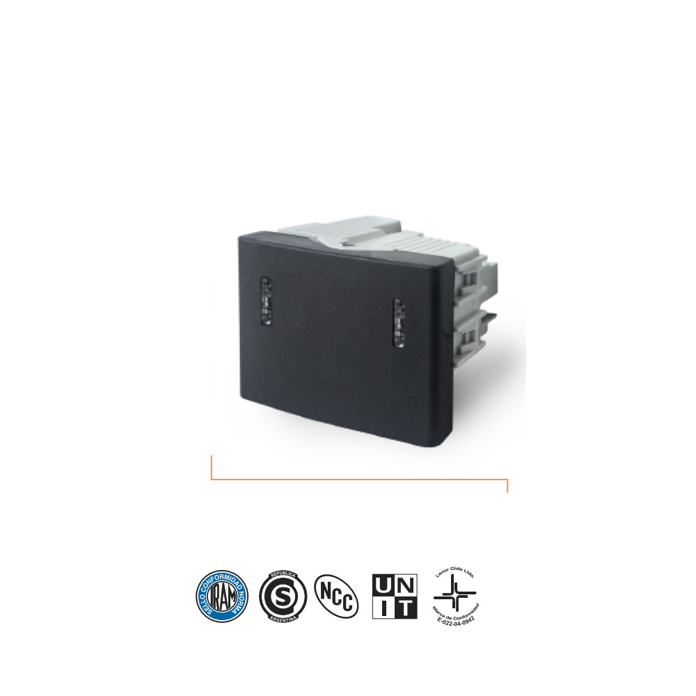 modulo-kalop-negro-combinacion-medio-teclon Modulo Kalop Negro combinacion 1/2 teclon