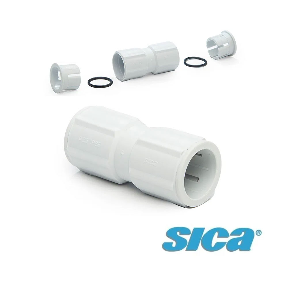 union-sica-ip65 Unión caño Sica ip65
