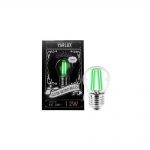 Lampara gota Led Filamento decorativa verde